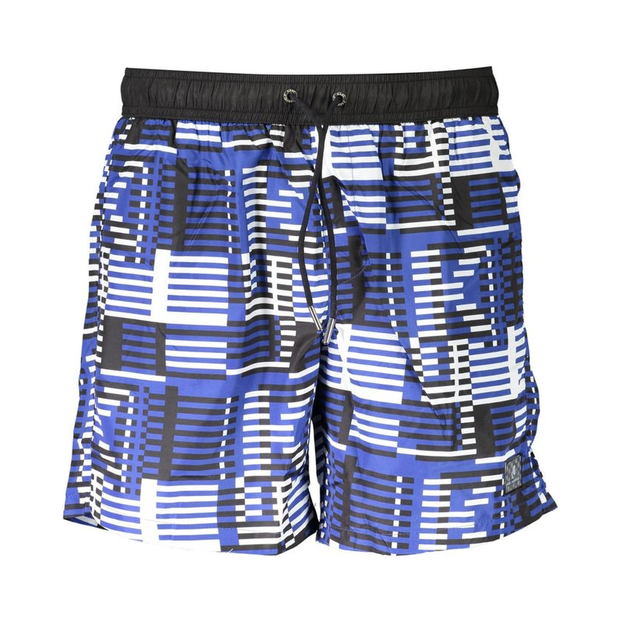 Blue Polyester Swimwear