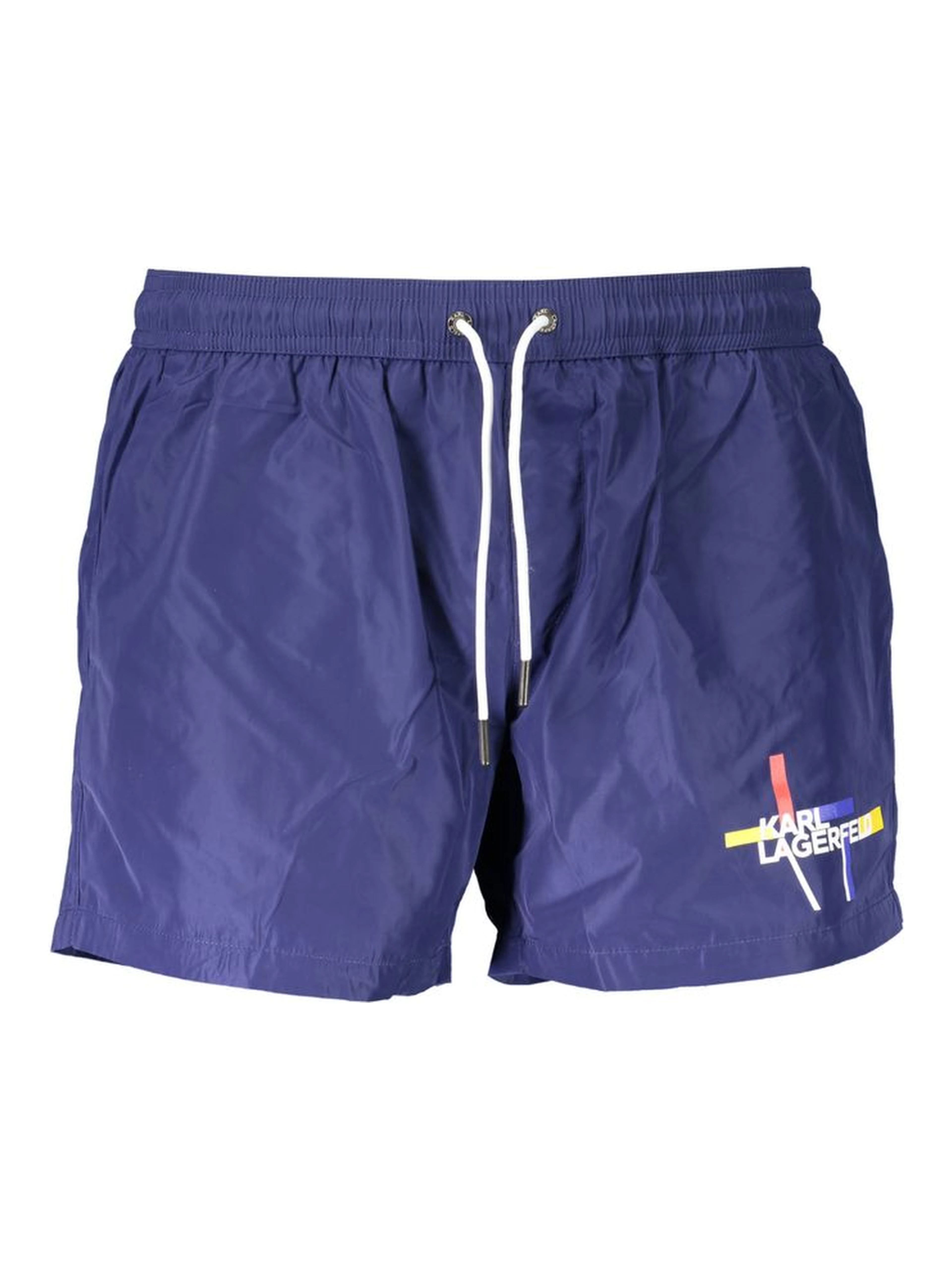 Blue Polyester Swimwear