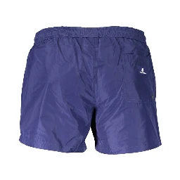 Blue Polyester Swimwear