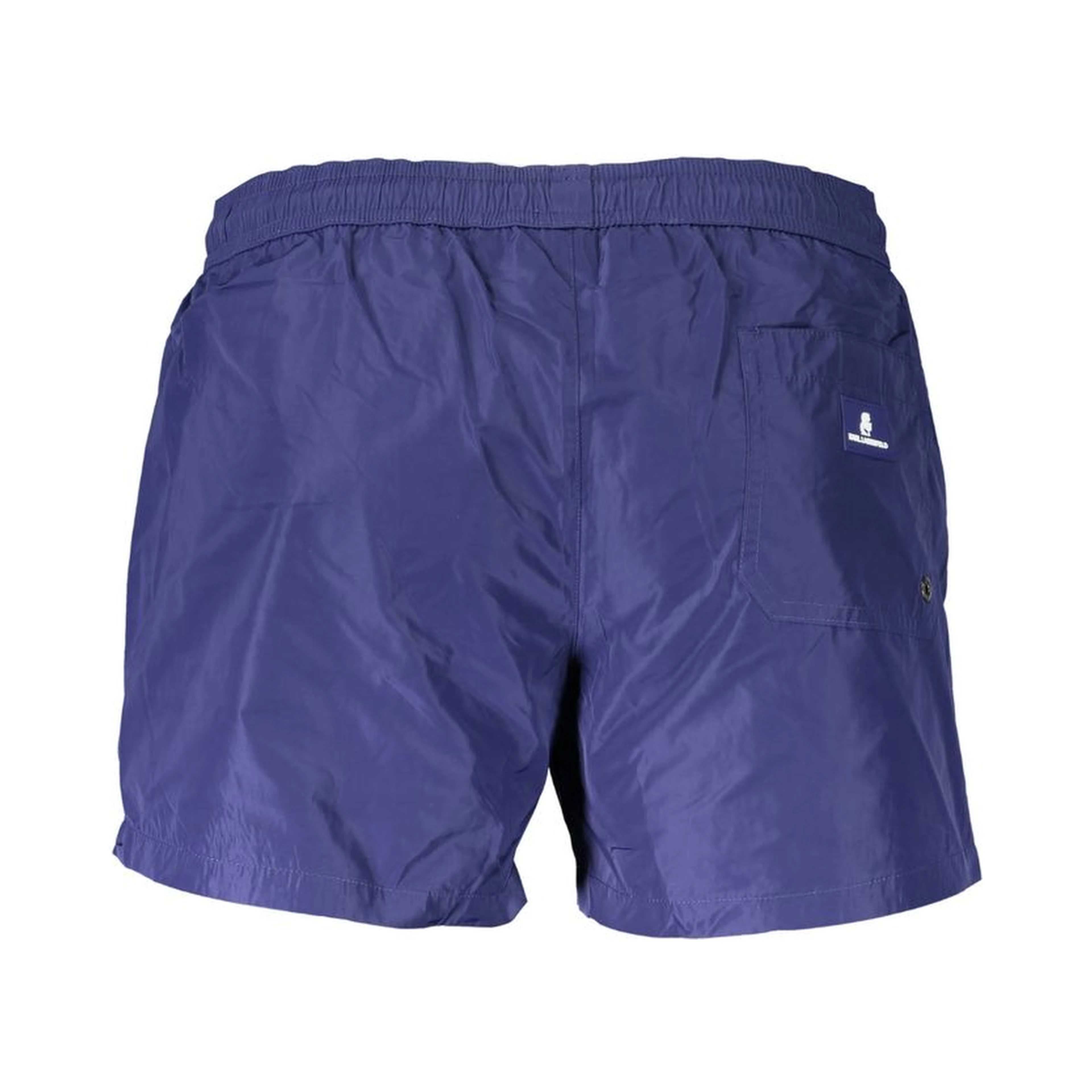 Blue Polyester Swimwear