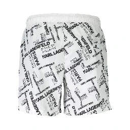 White Polyester Swimwear