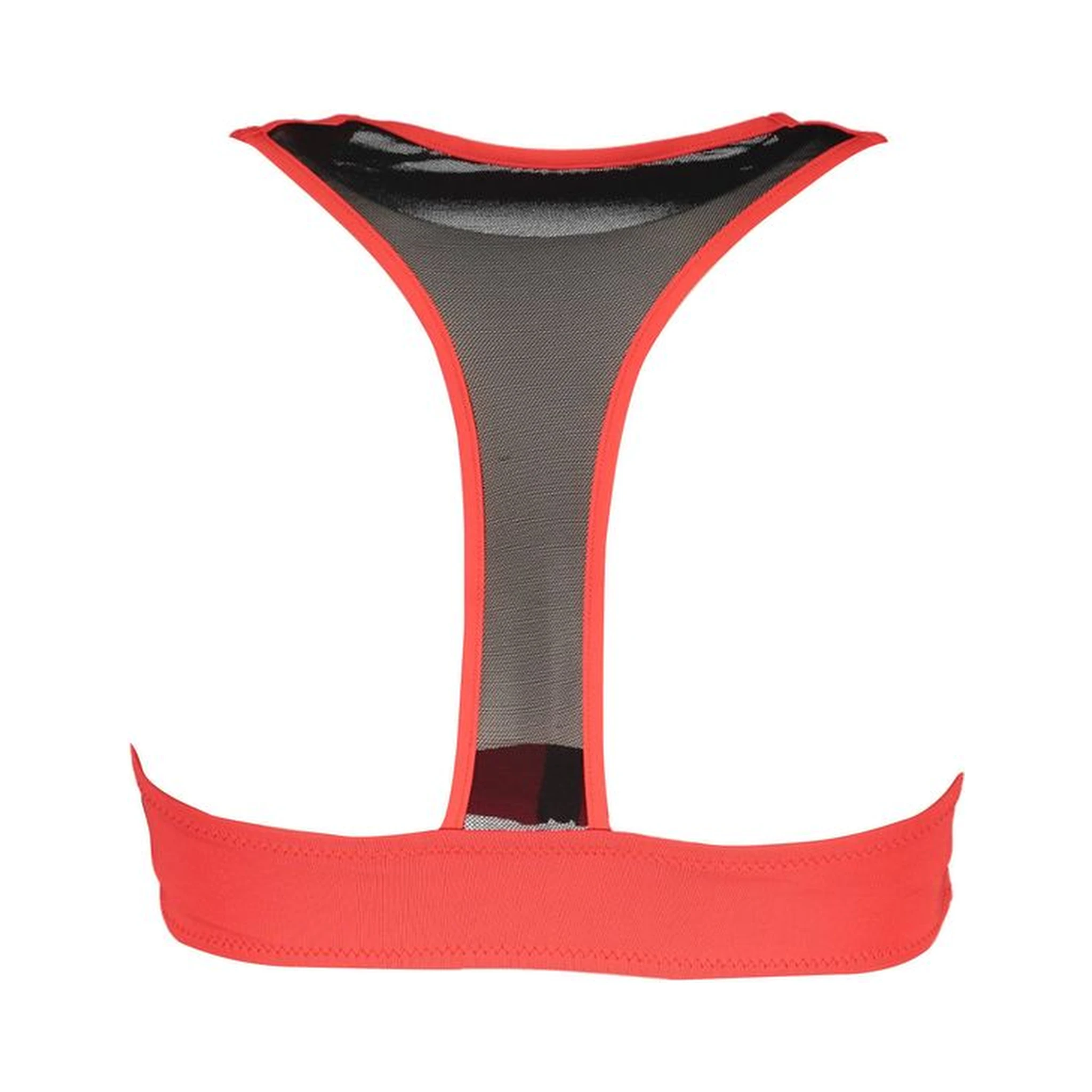 Red Elastane Swimwear