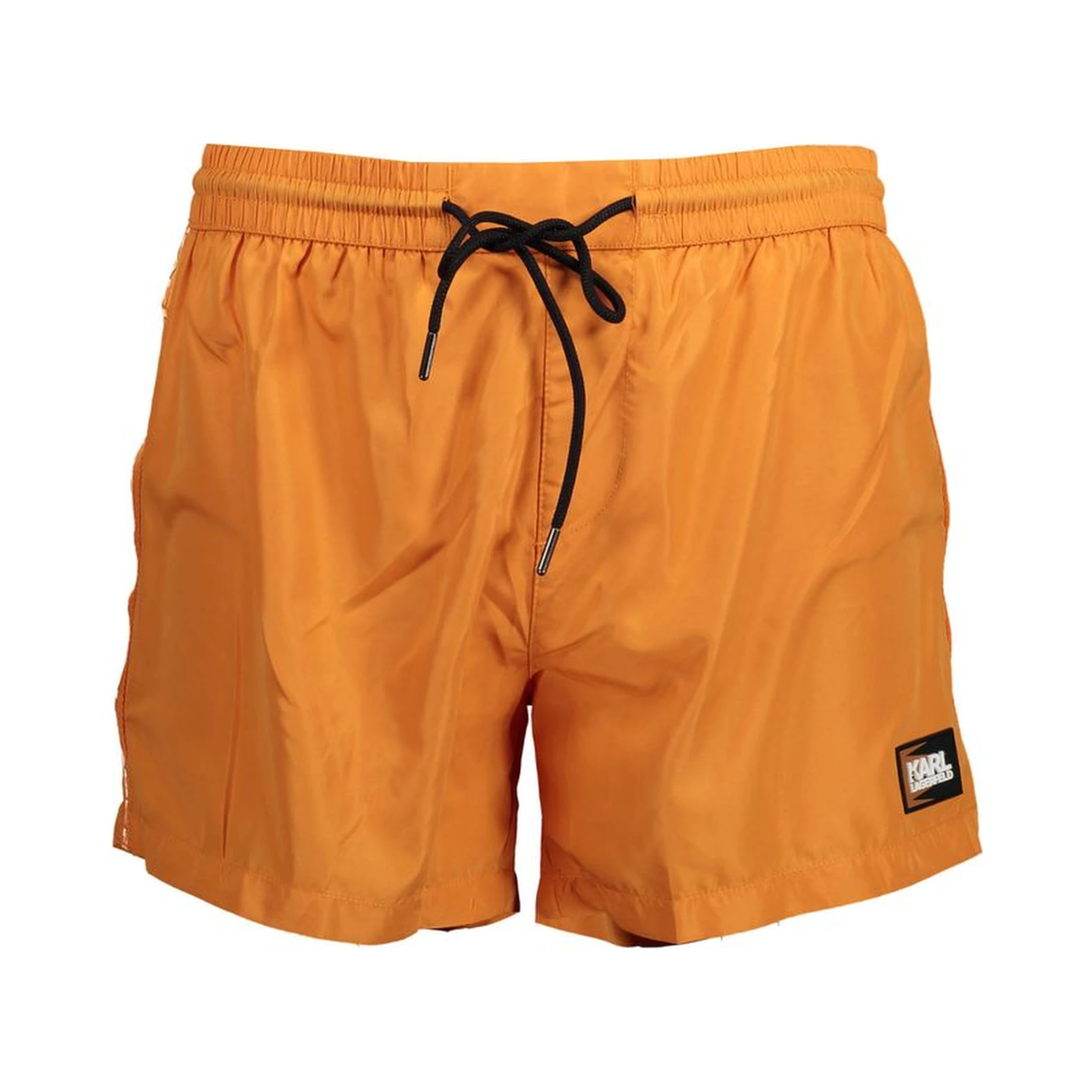 Orange Polyester Swimwear