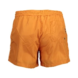 Orange Polyester Swimwear