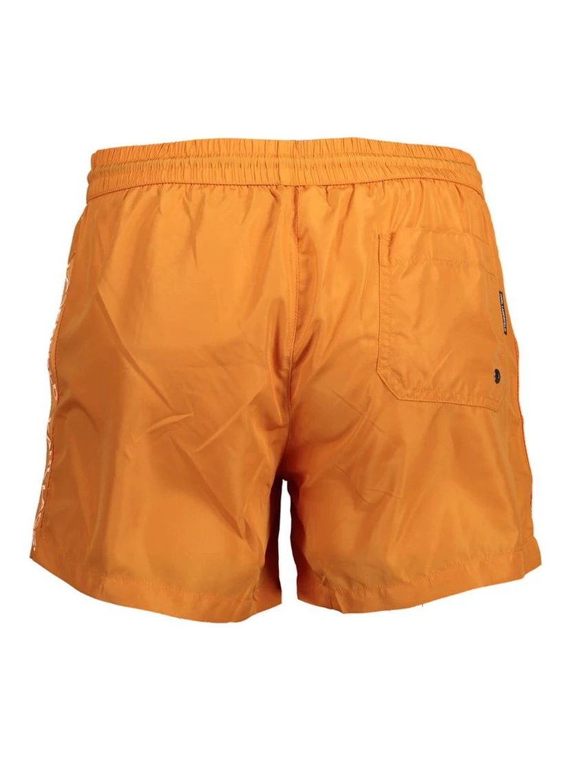 Orange Polyester Swimwear