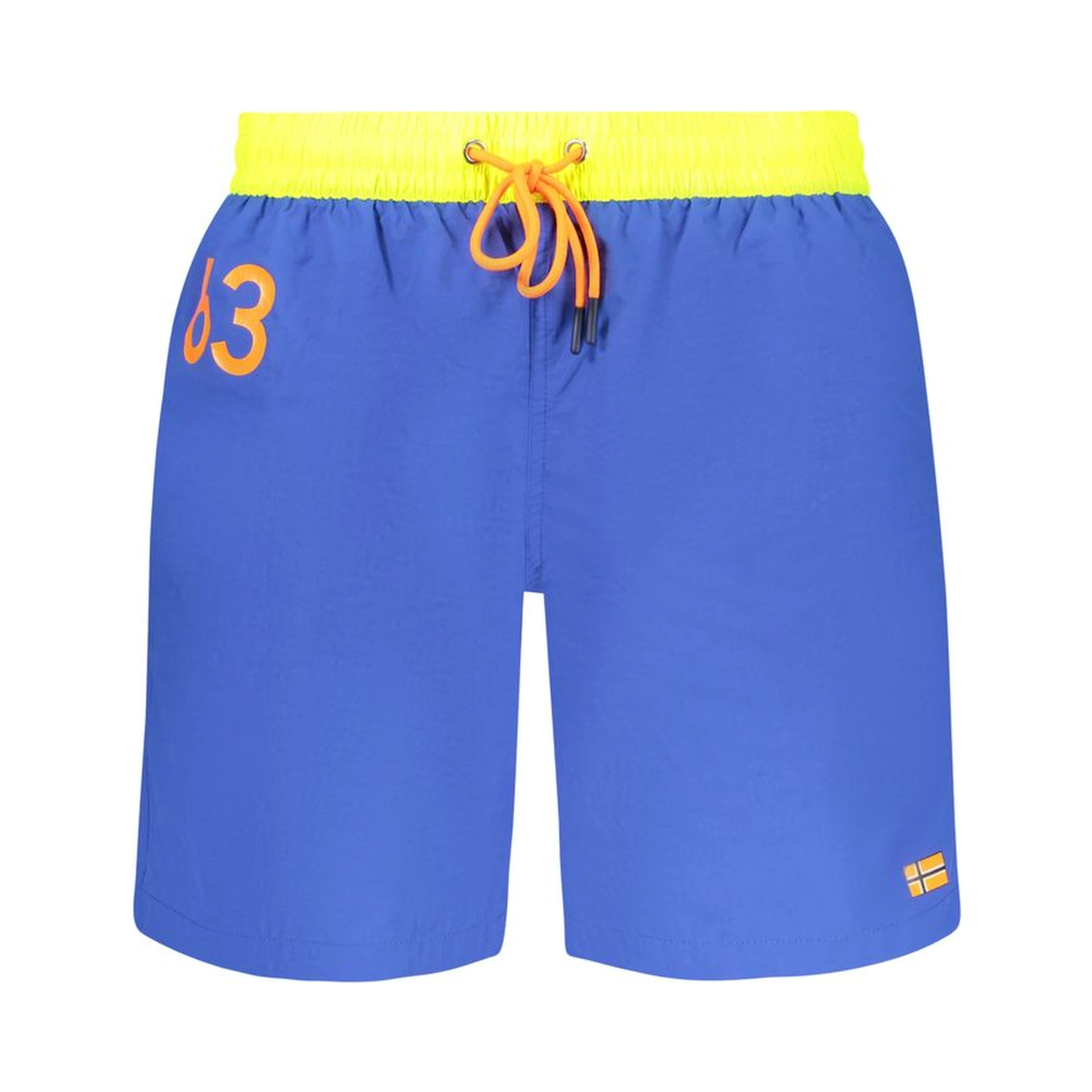 Blu Poliammide Men Swim Boxer
