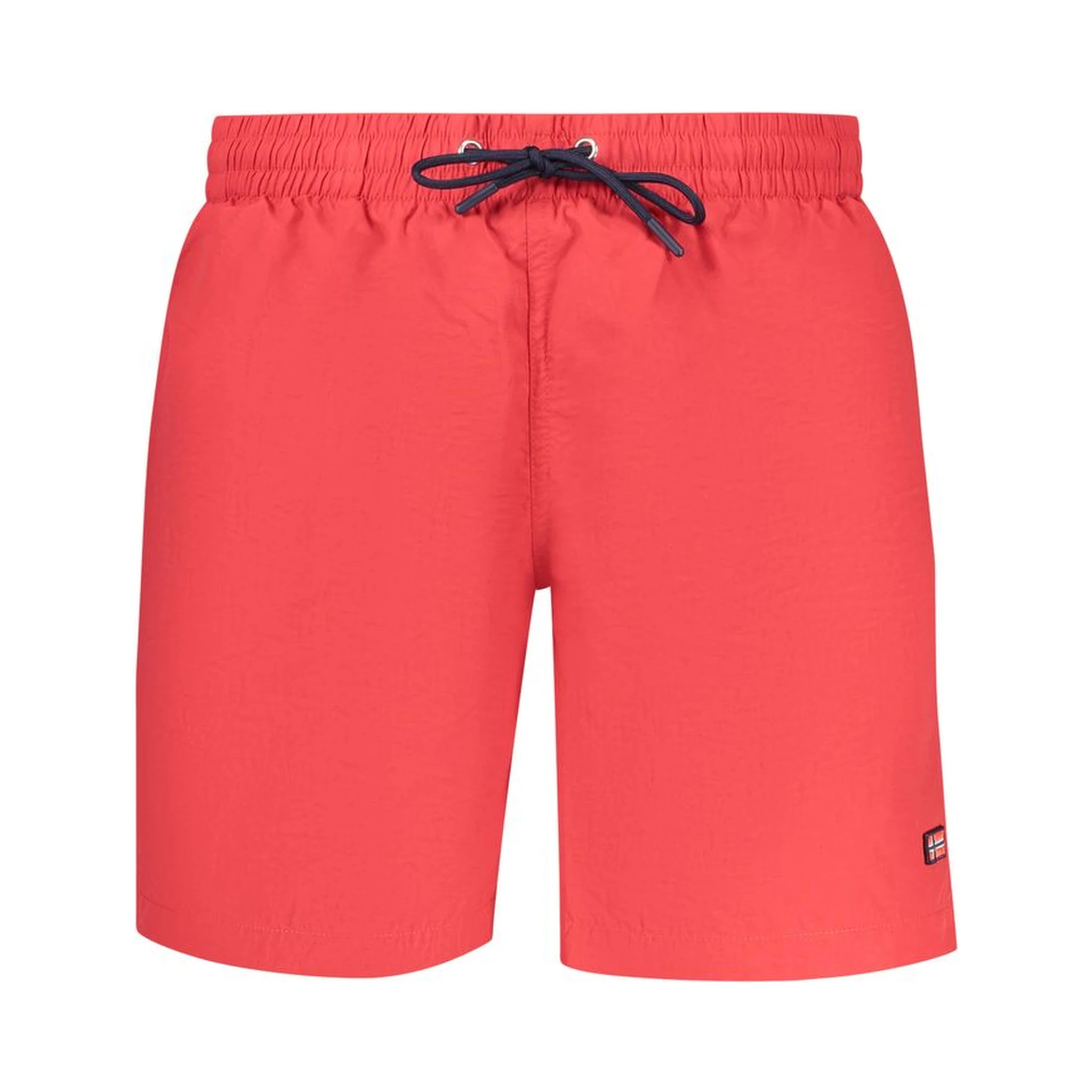 Rosso Poliammide Men's Swim Boxer