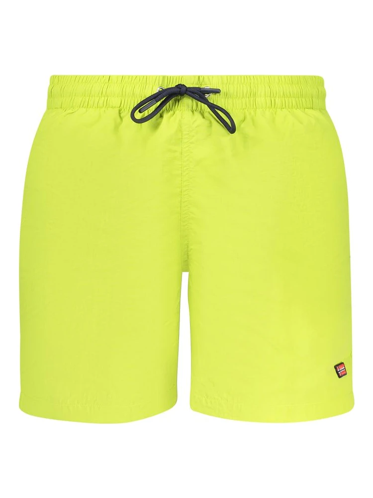 Verde Poliammide Men Swim Boxer