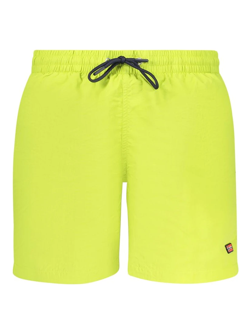 Verde Poliammide Men Swim Boxer