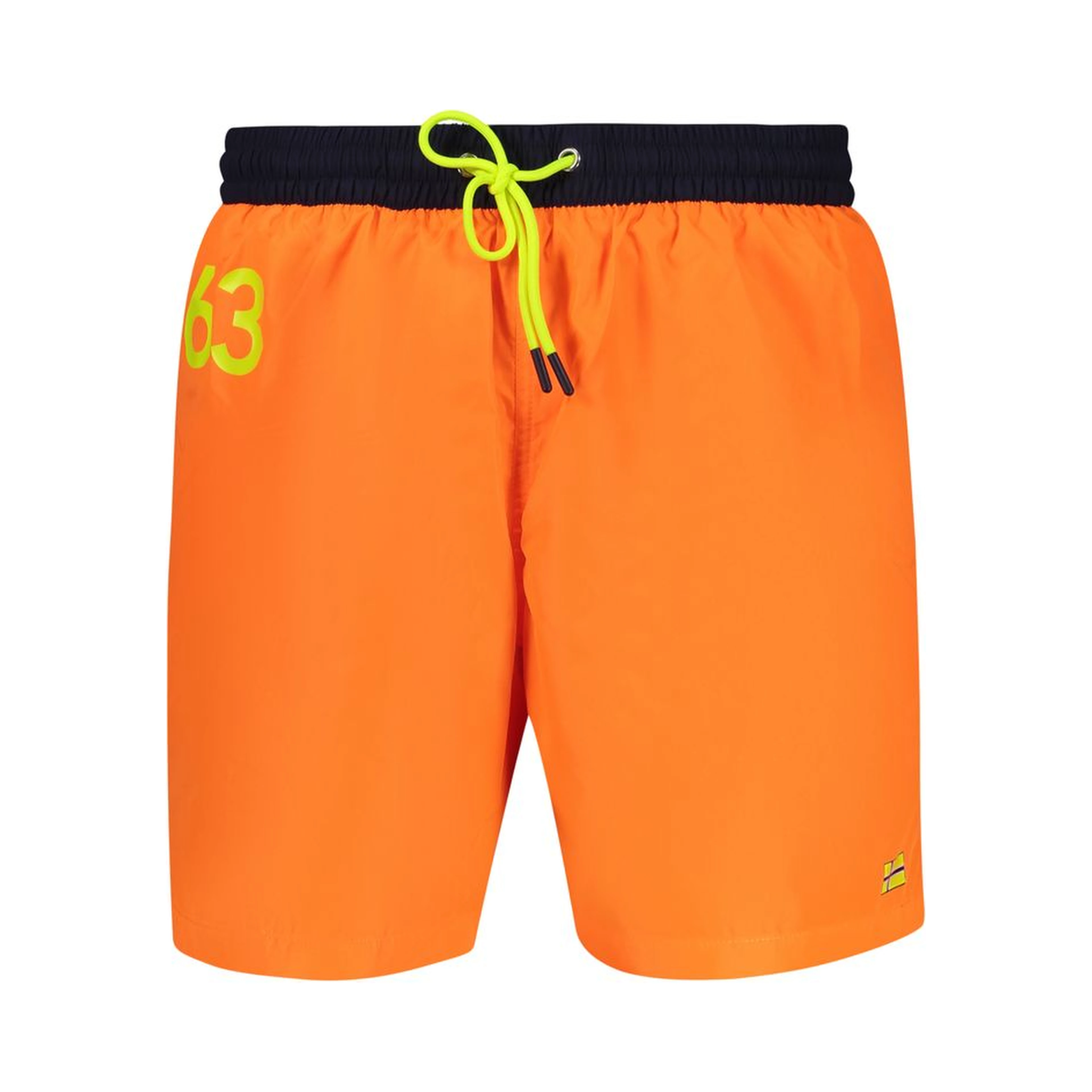 Orange Polyamide Swimwear