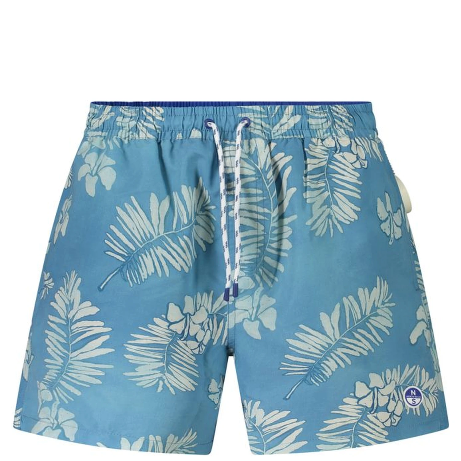 Blue Polyester Swimwear