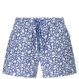 Blue Polyester Swimwear