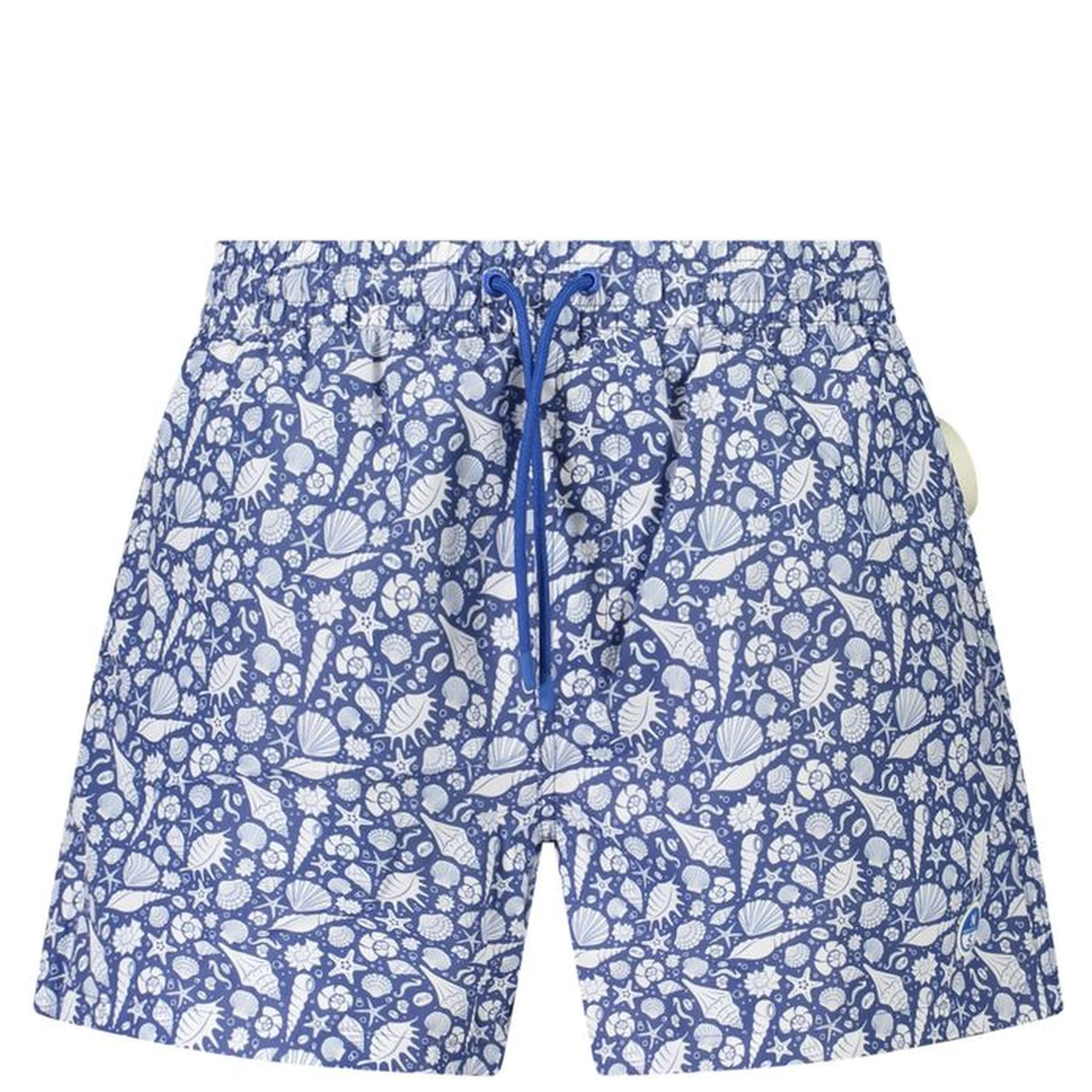 Blue Polyester Swimwear