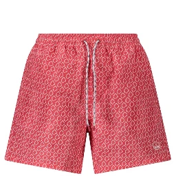 Red Polyester Swimwear