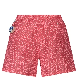 Red Polyester Swimwear
