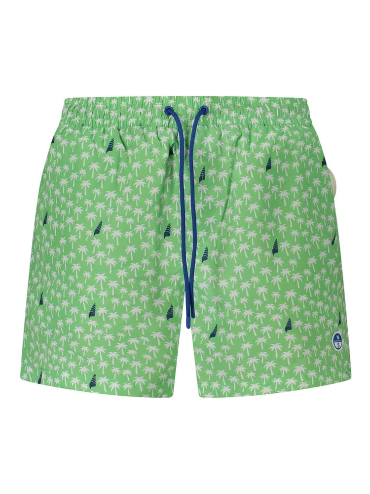 Green Polyester Swimwear