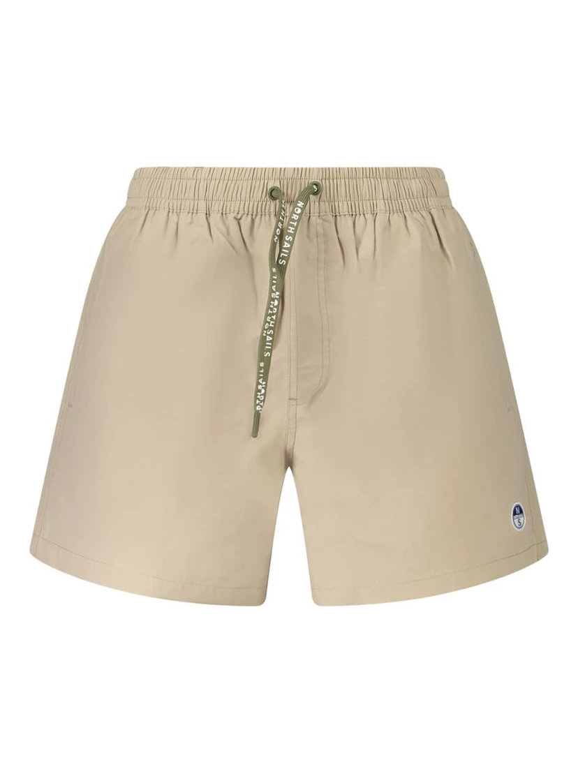 Beige Cotton Swimwear