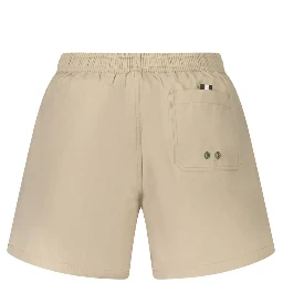 Beige Cotton Swimwear