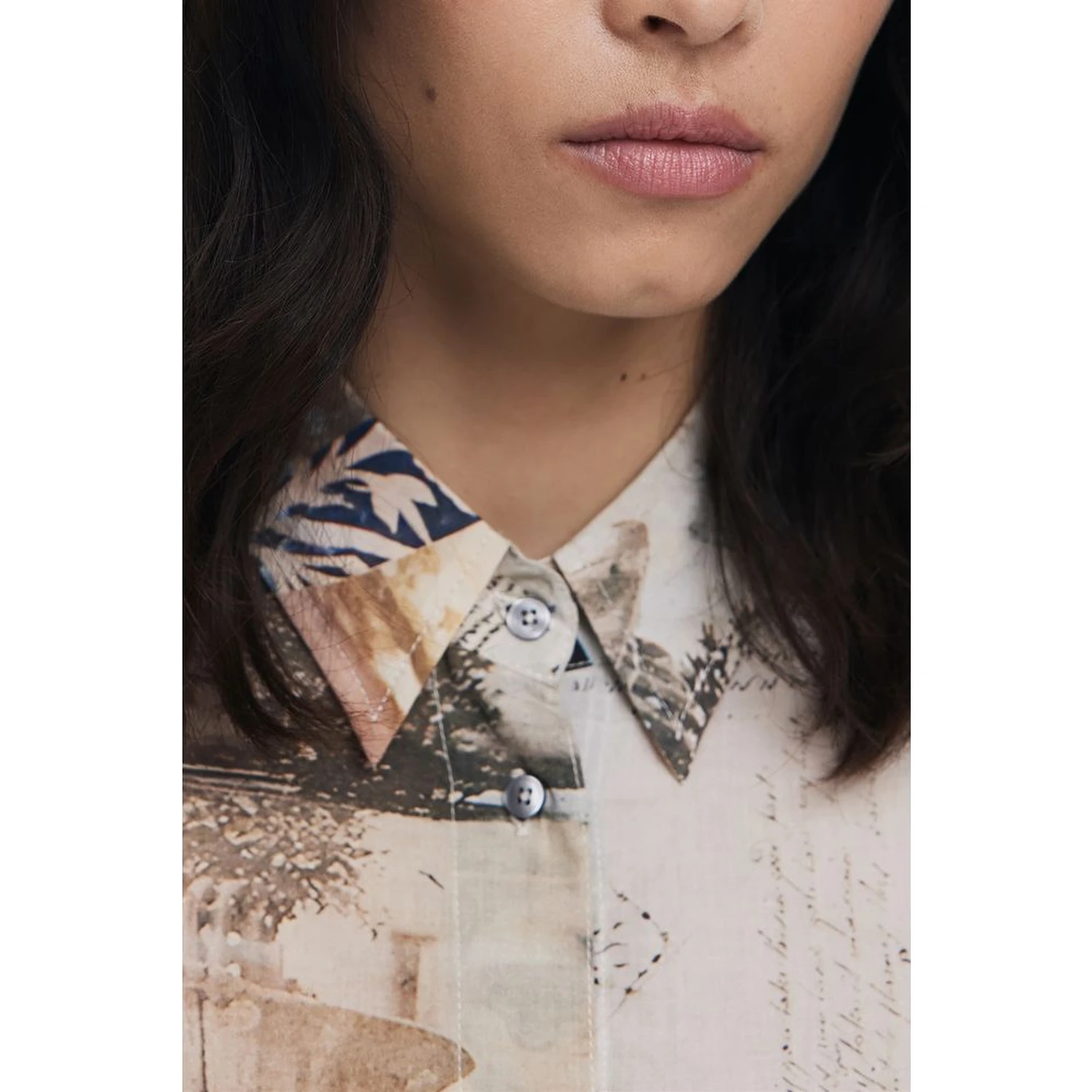 Beige Cotton Shirt