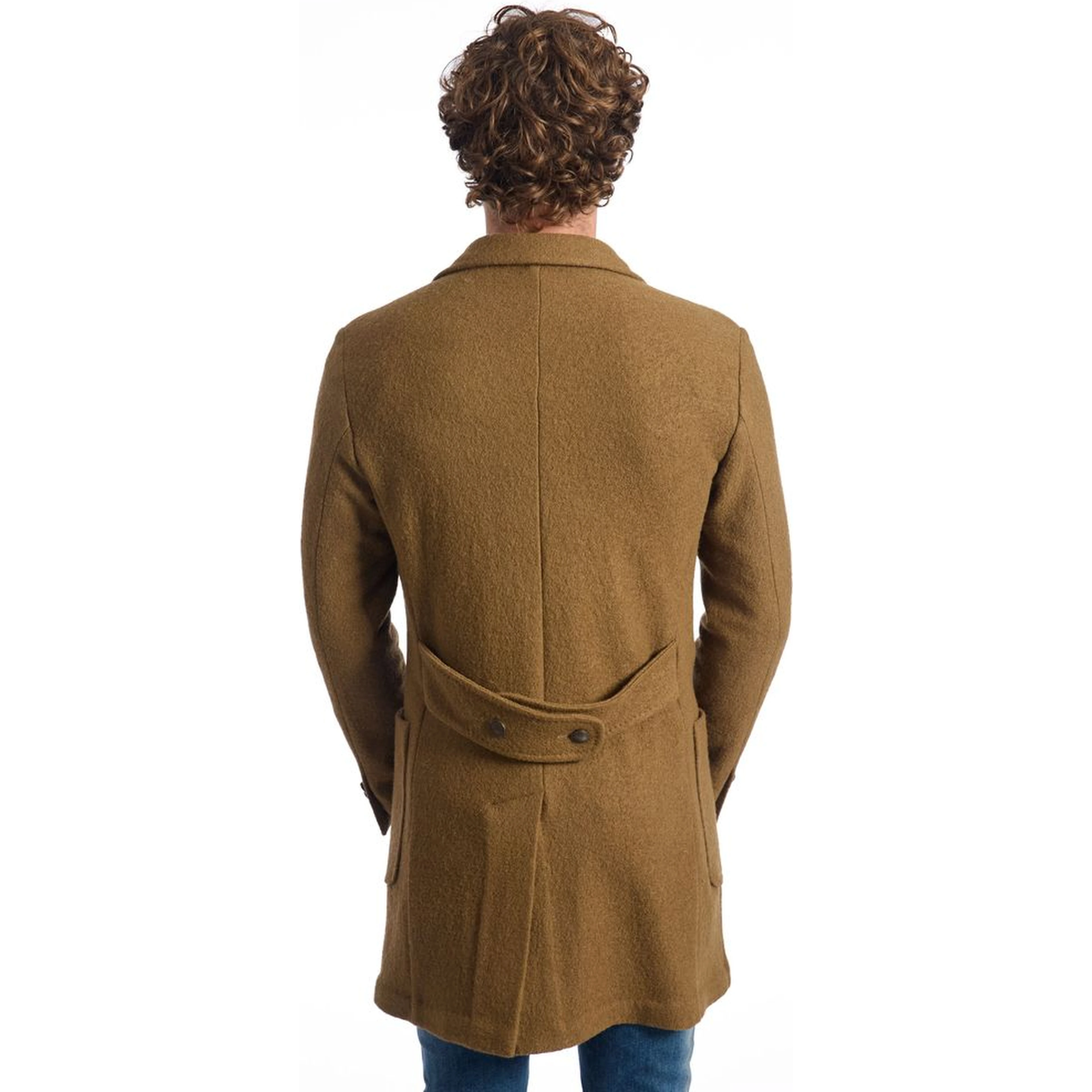 Brown Wool Men's Jacket