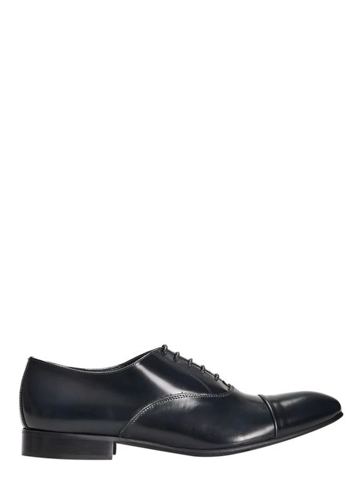 Blue Calfskin Men Loafer