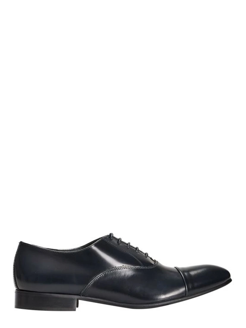 Blue Calfskin Men Loafer
