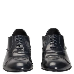Blue Calfskin Men Loafer