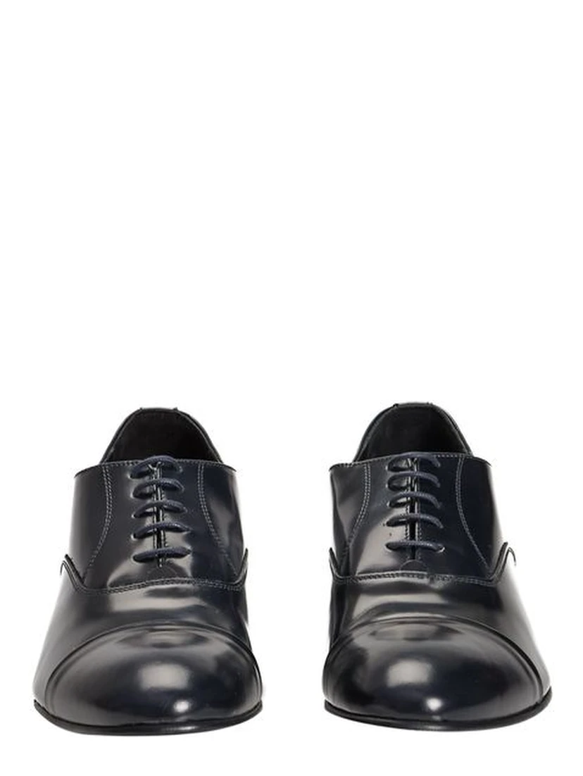 Blue Calfskin Men Loafer
