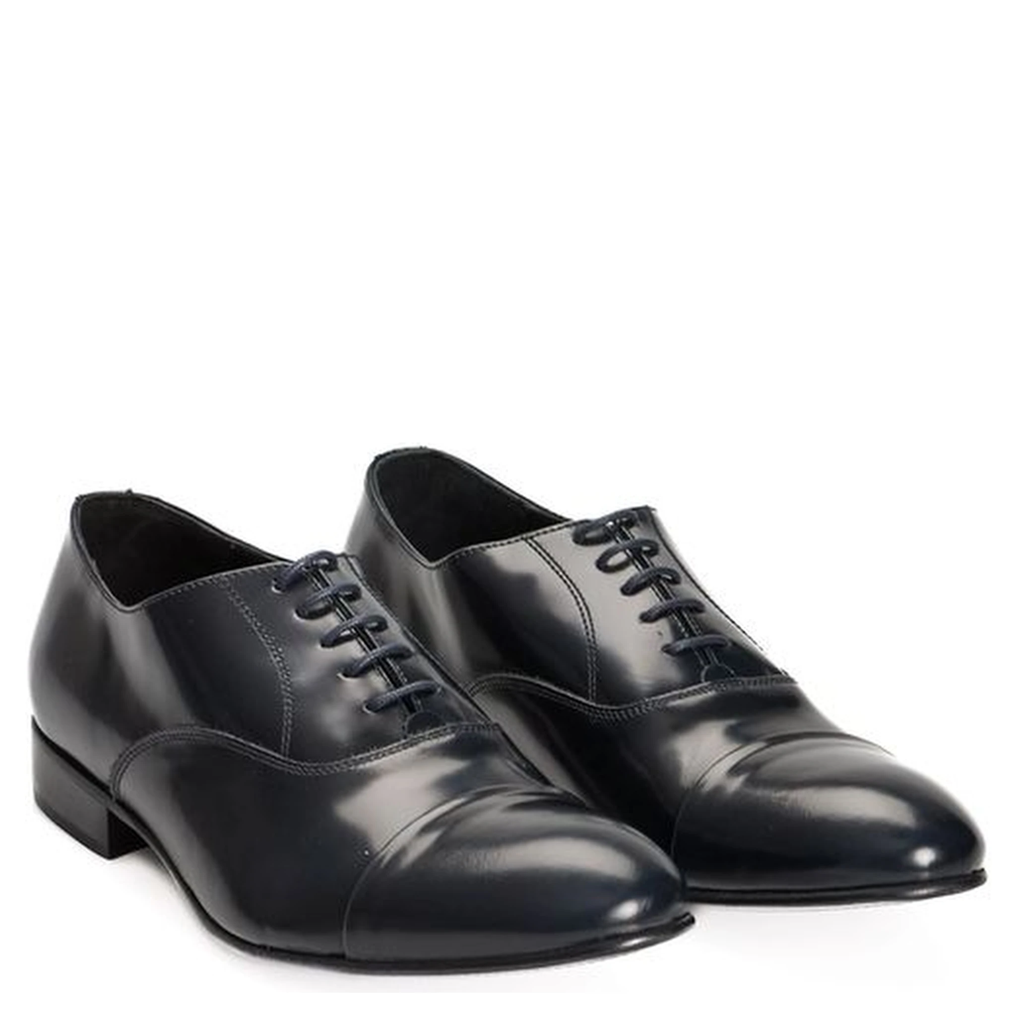 Blue Calfskin Men Loafer