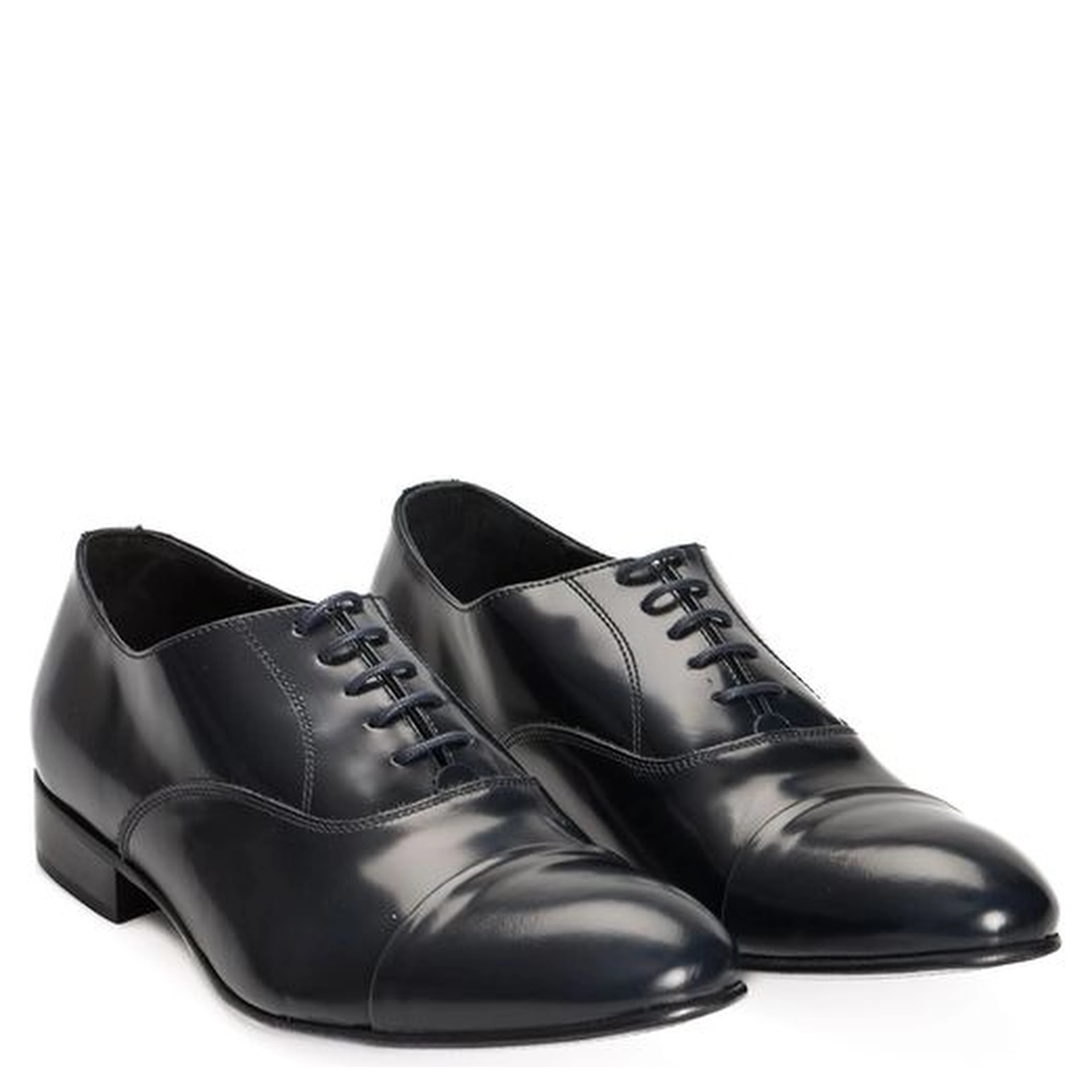 Blue Calfskin Men Loafer