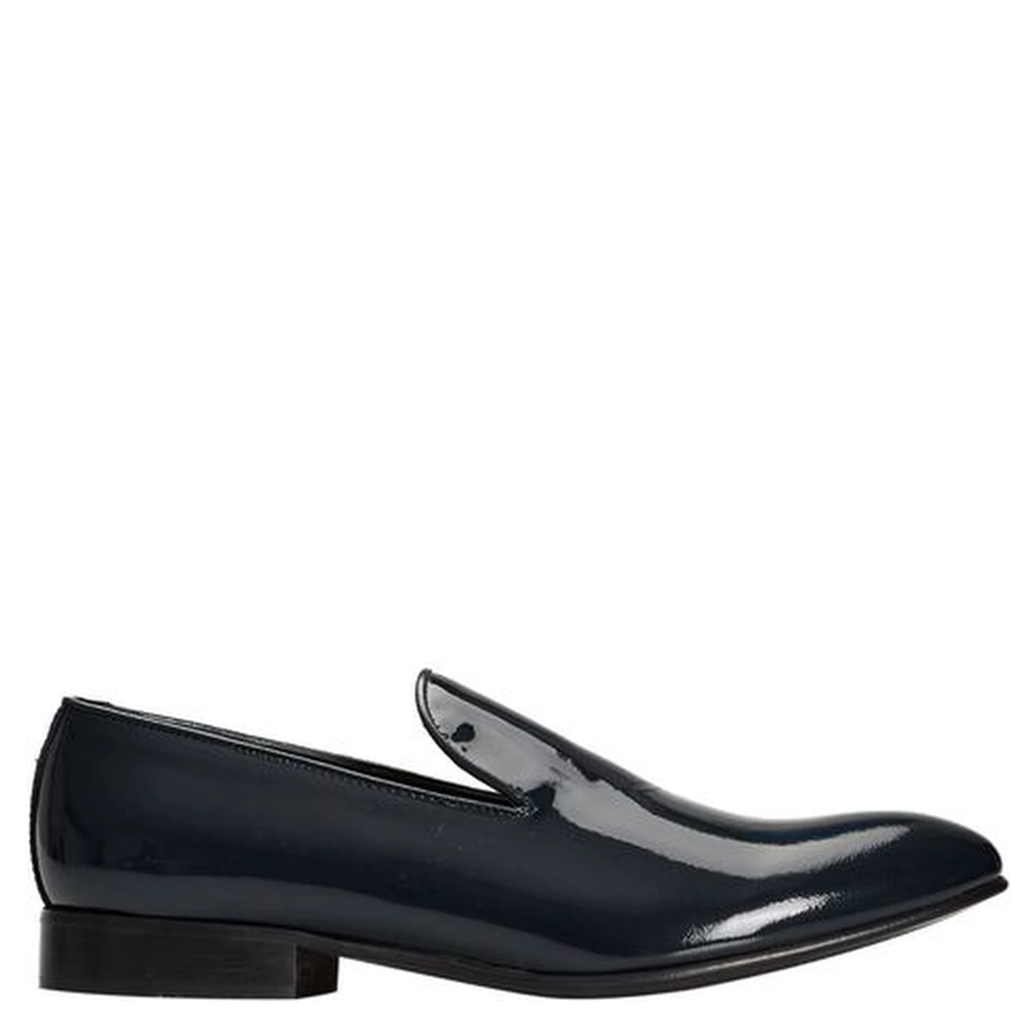 Blue Calfskin Men Loafer