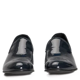 Blue Calfskin Men Loafer