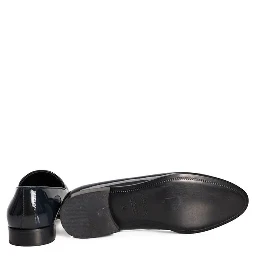 Blue Calfskin Men Loafer