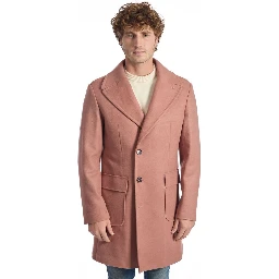 Multicolor Wool Men Jacket