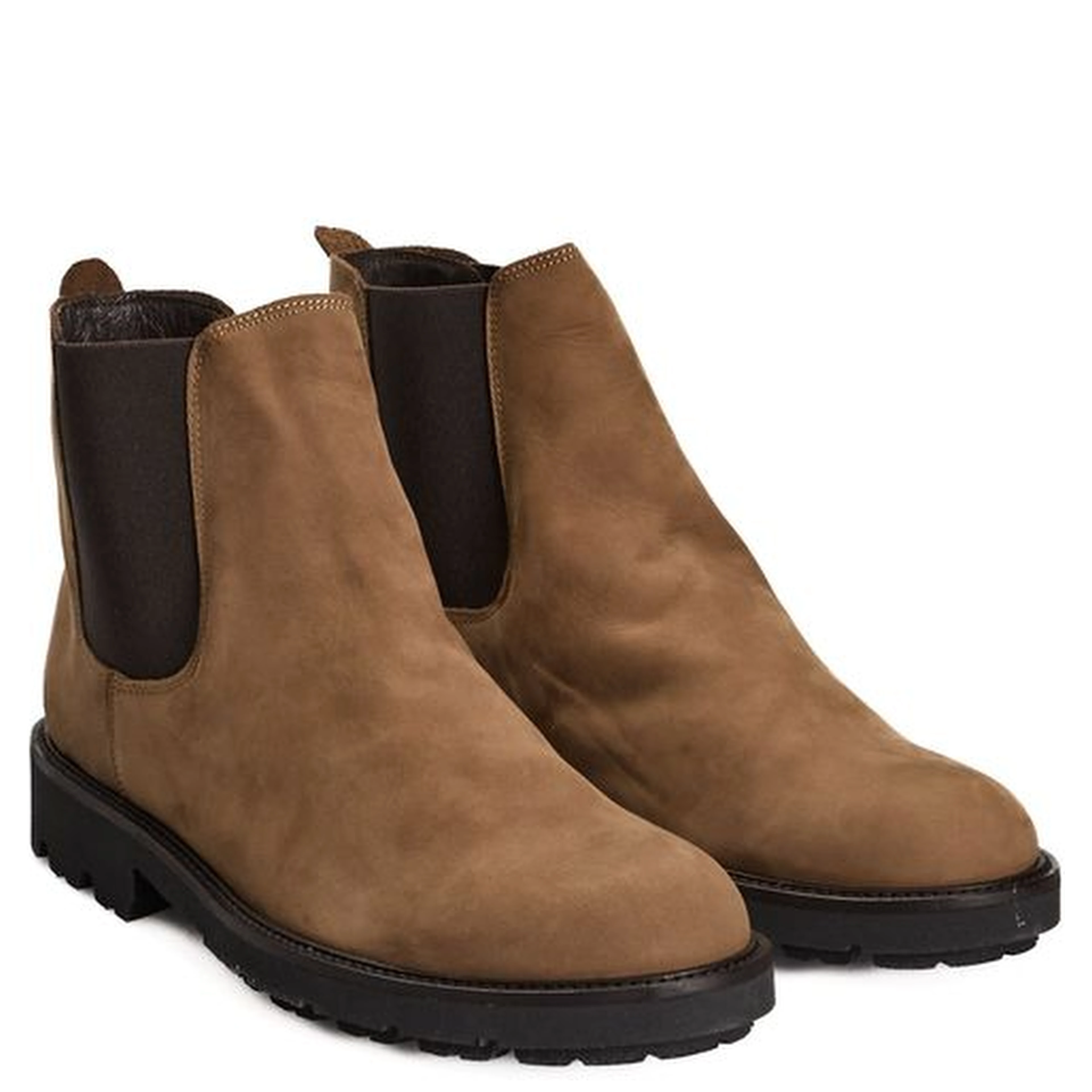 Brown Calfskin Men Boot