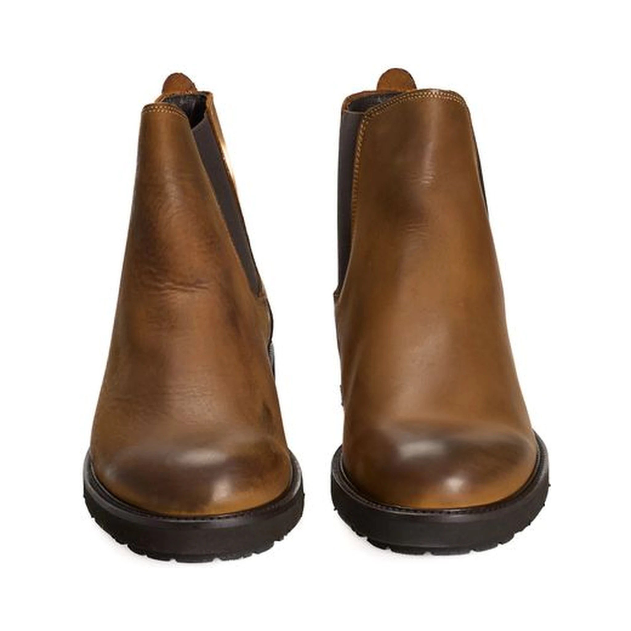 Brown Calfskin Men Boot