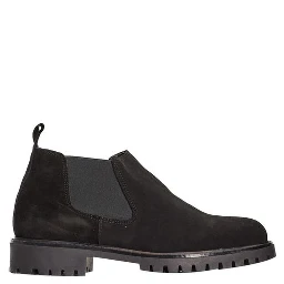 Black Calfskin Men Boot