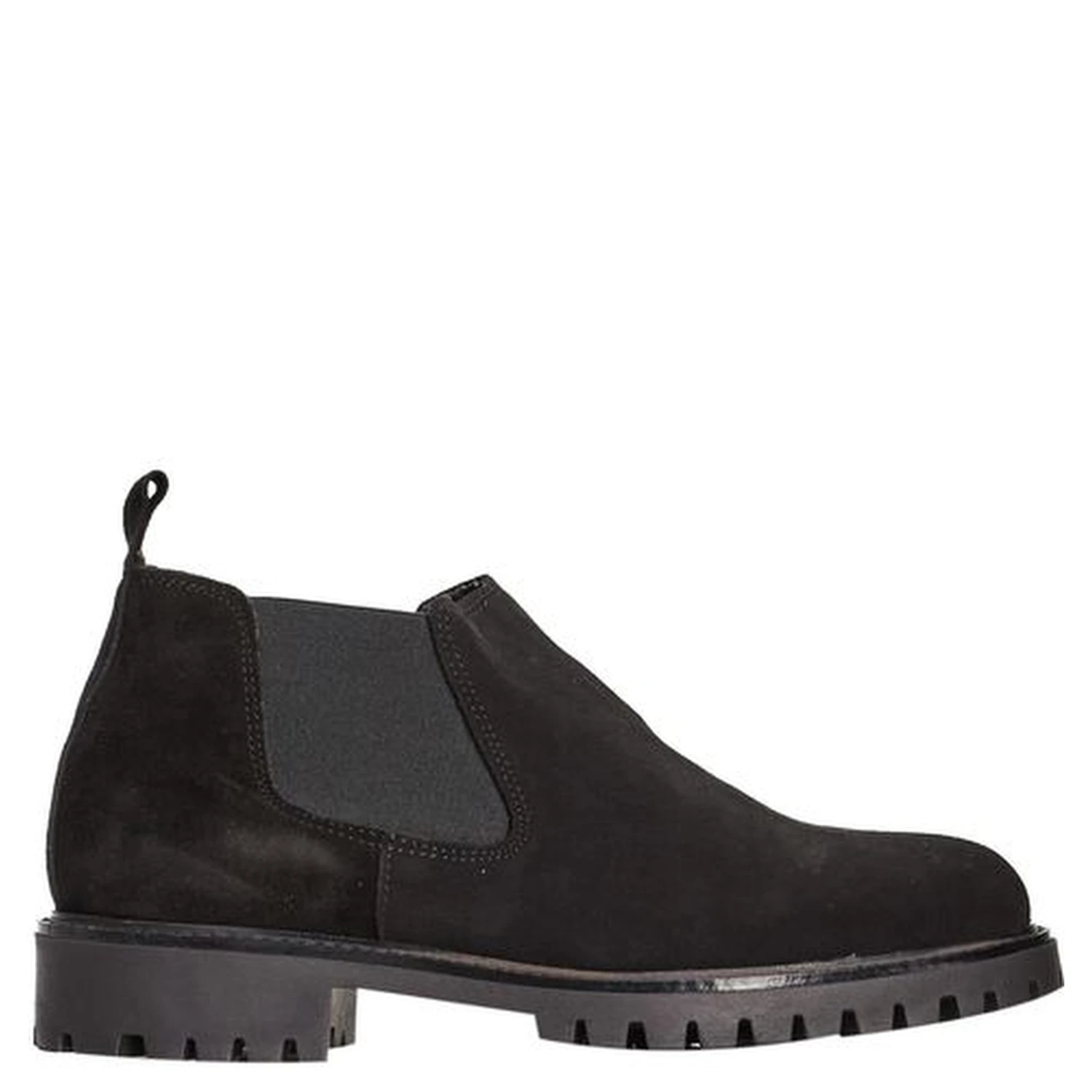 Black Calfskin Men Boot