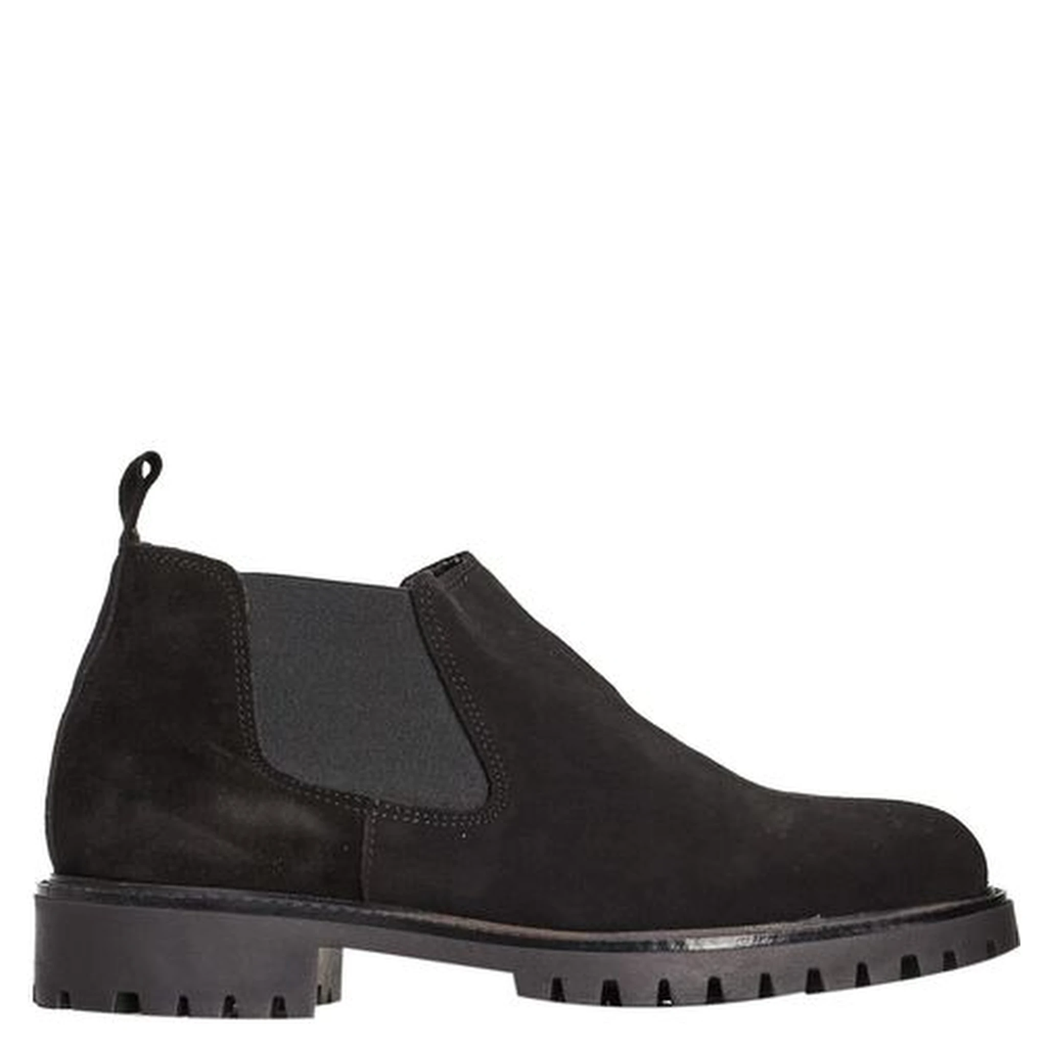 Black Calfskin Men Boot