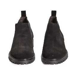 Black Calfskin Men Boot