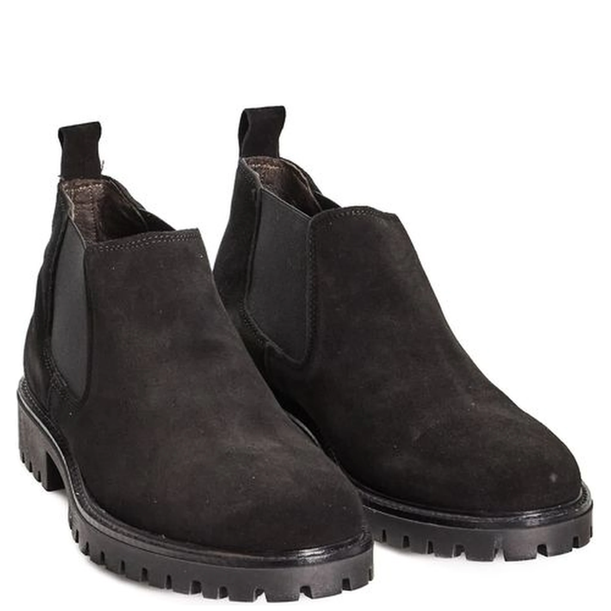 Black Calfskin Men Boot