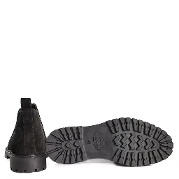 Black Calfskin Men Boot