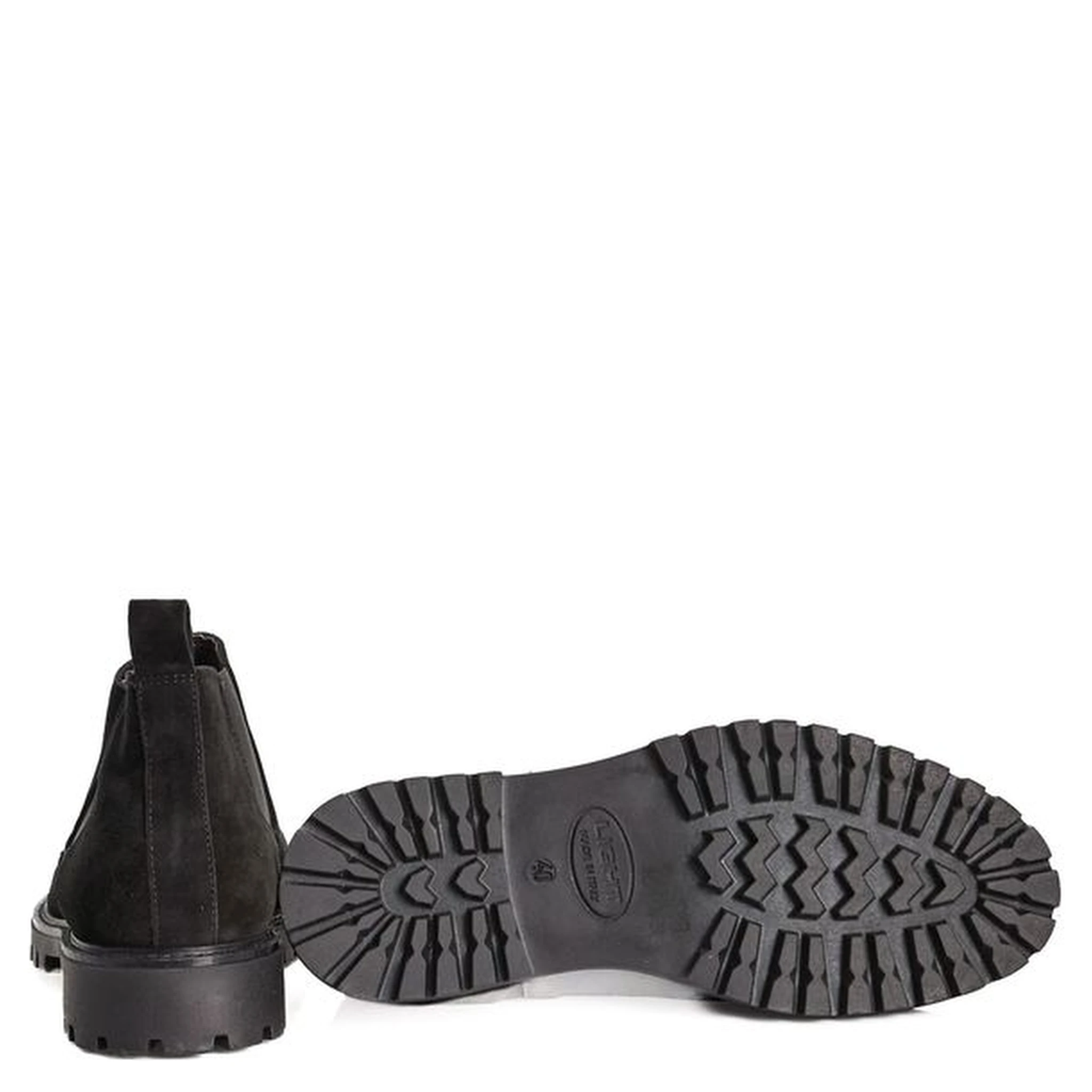 Black Calfskin Men Boot
