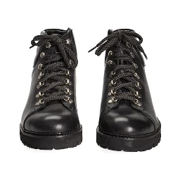 Black Calfskin Men Boot