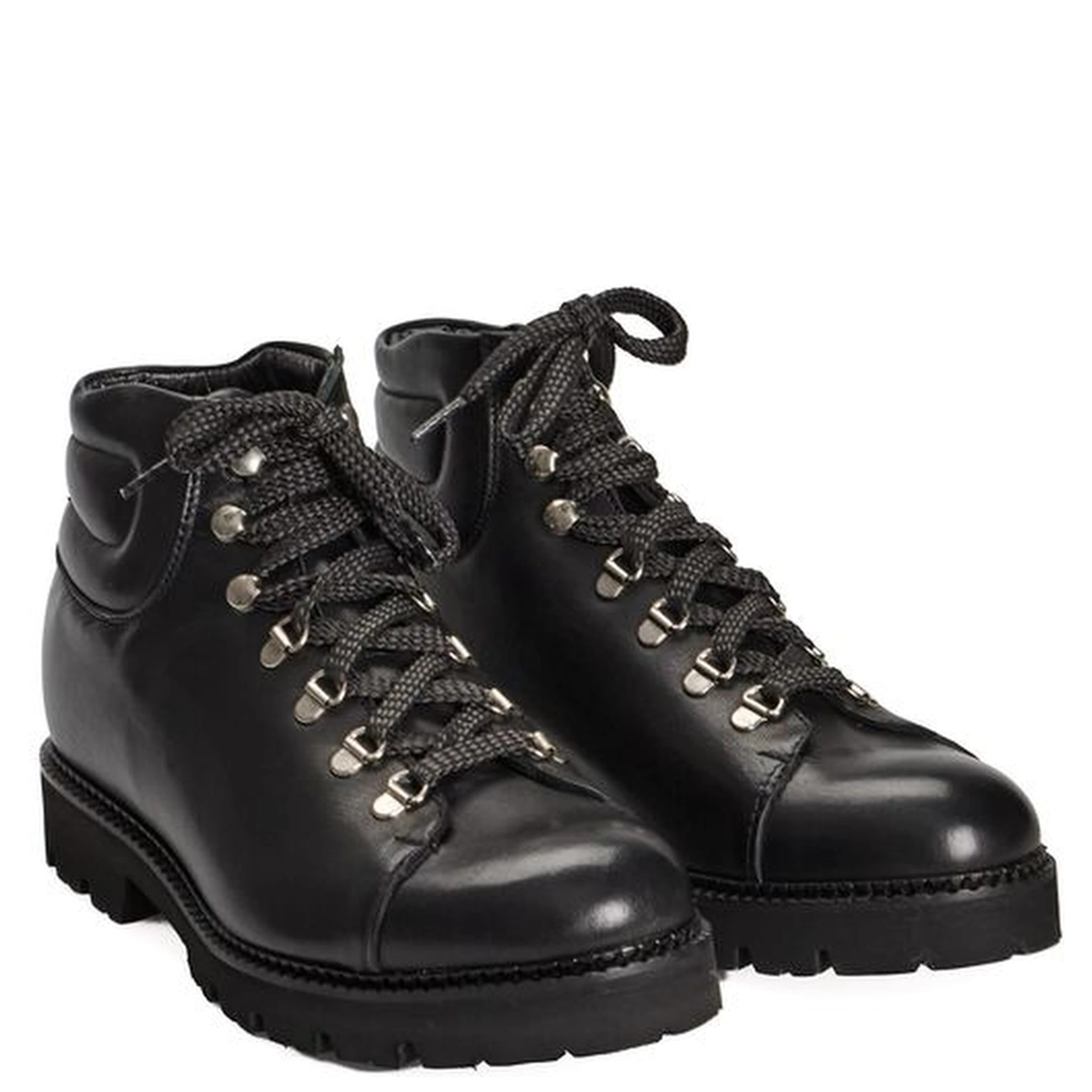 Black Calfskin Men Boot