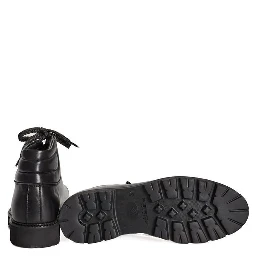 Black Calfskin Men Boot