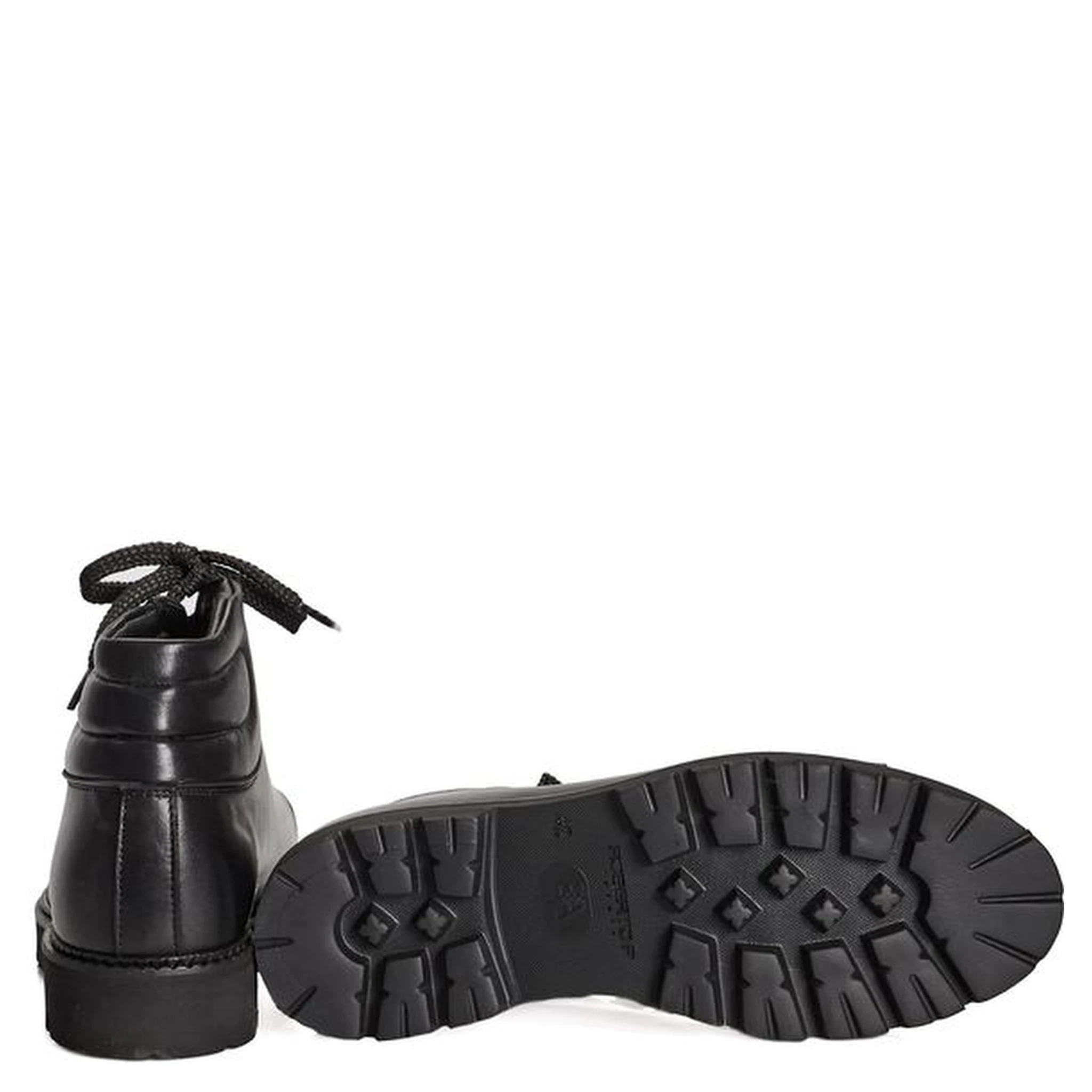 Black Calfskin Men Boot