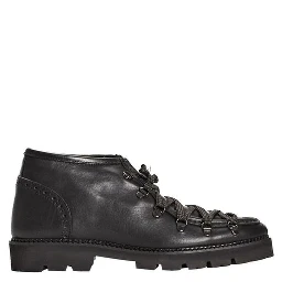 Black Calfskin Men Boot