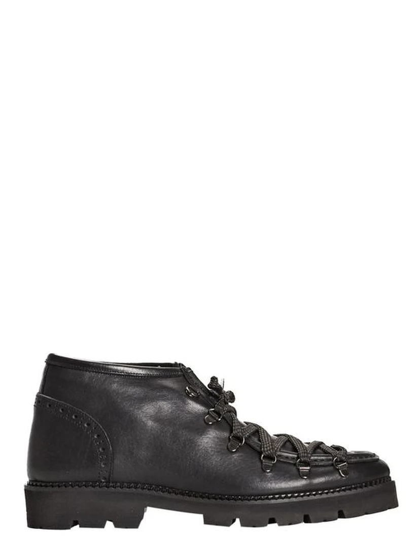 Black Calfskin Men Boot