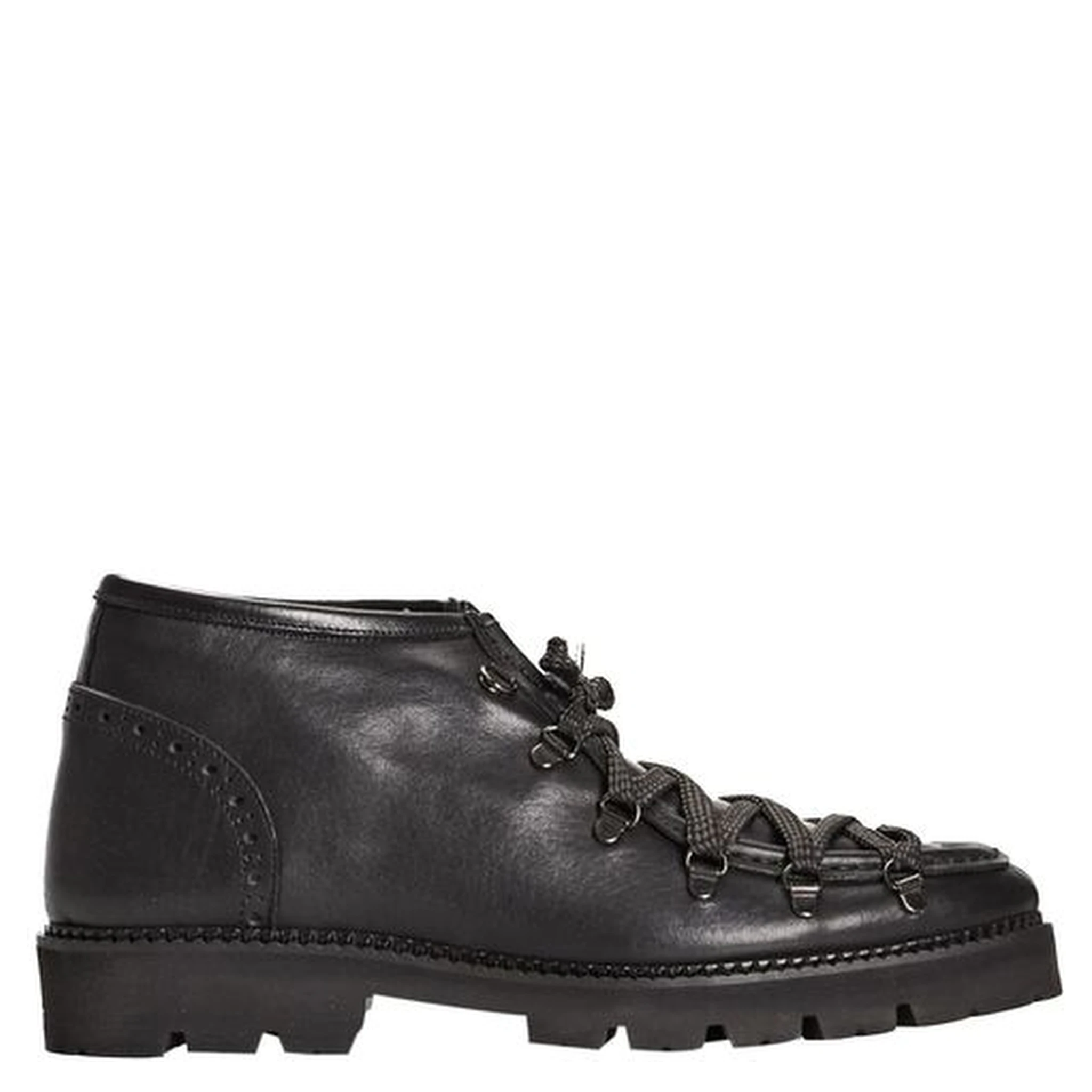 Black Calfskin Men Boot